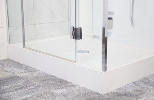 Panneau Mural De Douche Polystar – Remplace Carrelage, Effet Marbre 3 Mm – Sur Mesure