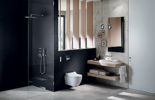 Douche italienne Geberit solution