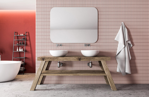 Un rose pâle pour une déco scandinave