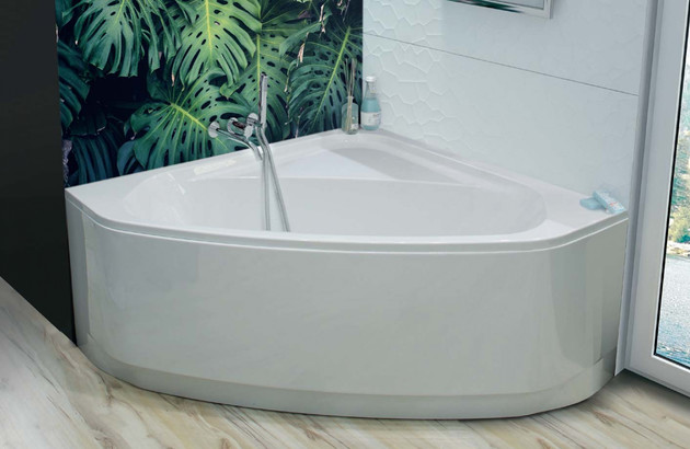 Baignoire d’angle : de nombreux styles