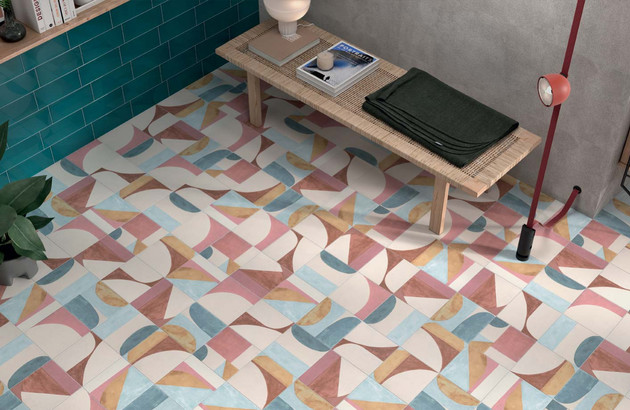 Art de Roca carreaux de ciment à motifs colorés
