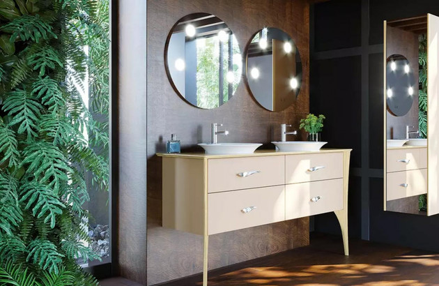 Miroir de salle de bains Tiffany Rond de Decotec
