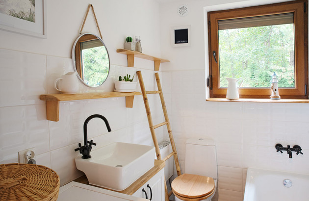 Meuble scandinave WC