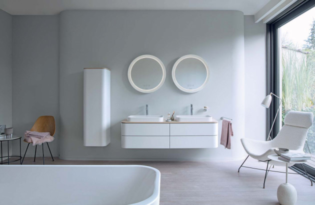 Meuble double vasque Happy D.2 Plus de Duravit