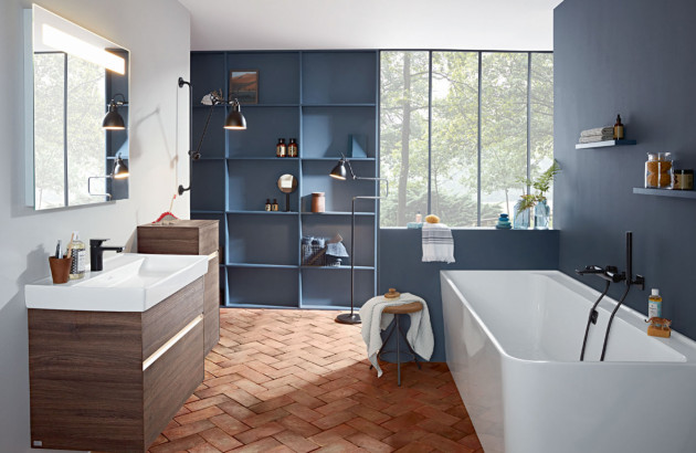 Implantation d'une grande salle de bains Collaro de Villeroy & Boch