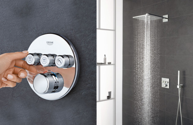 GROHE SmartControl Ensemble de douche encastrable - thermostatique