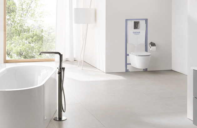 Installation d'un bati support Grohe