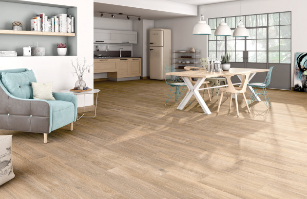 Carrelage imitation parquet Chizé de Pameza Ceramica