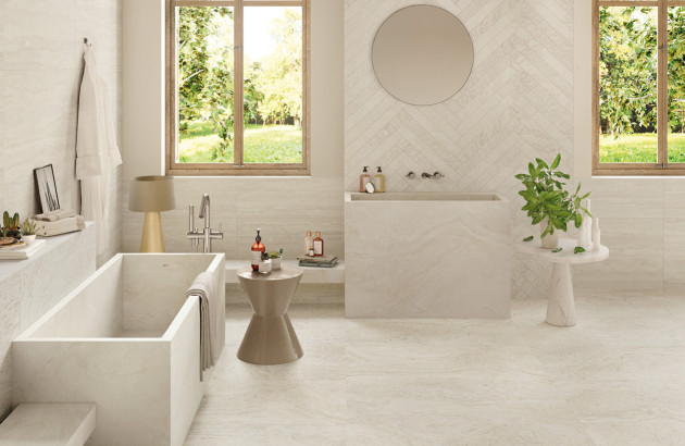 Ambiance Carrelage Unique Travertine de Provenza