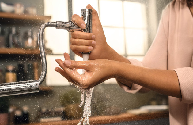 Ambiance mitigeur évier Hansgrohe