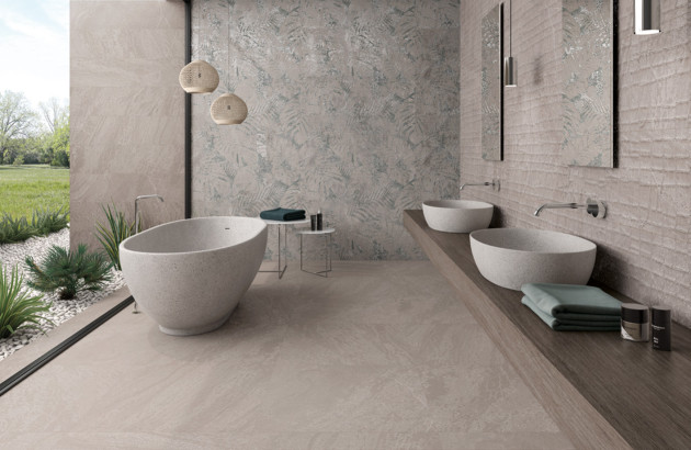 Ambiance Carrelage Slatestone d'Ibero