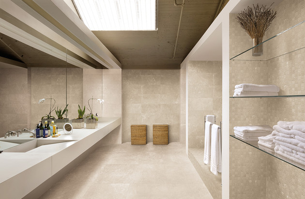 Carreaux Emil Ceramica Milestone dans une salle de bains