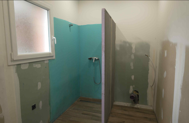 L'ancienne salle de bain avant rénovation