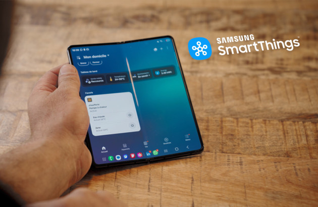 Commande à distance du chauffage avec la PAC Samsung