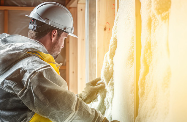 Artisan RGE qui s'occupe de l'isolation d'un batiment