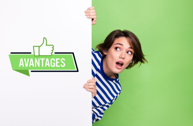 Personne qui découvre les avantages