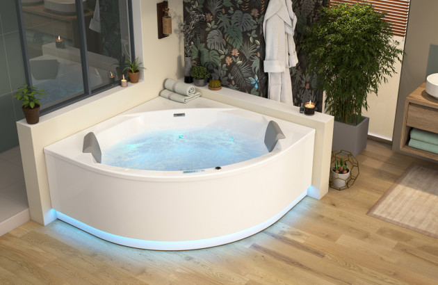 tablier à led de la baignoire balnéo saphir