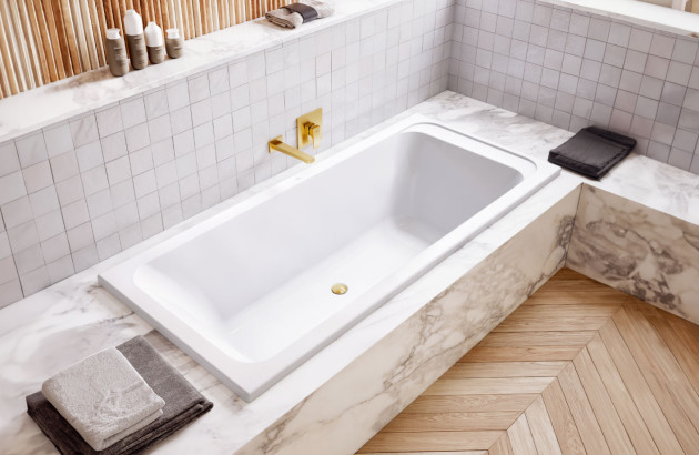 Baignoire composite solid surface