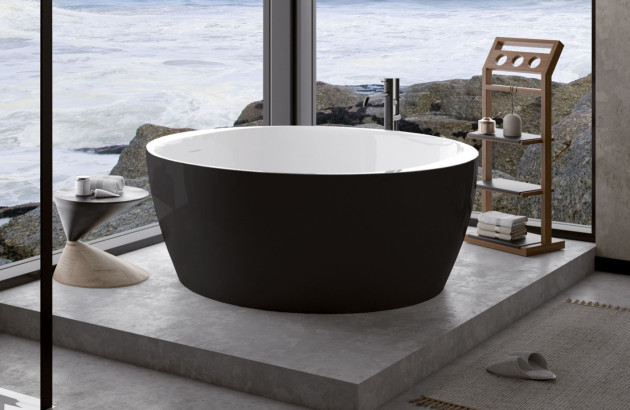 Baignoire îolt ronde noire