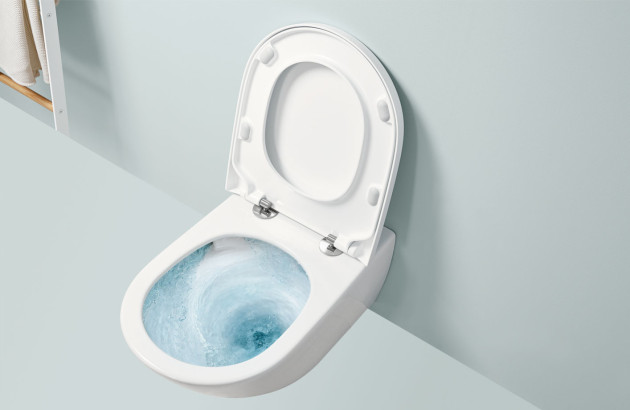 WC suspendu facile d'entretien