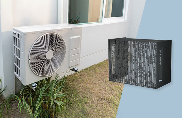 Pompe à chaleur avec caisson d'insonorisation