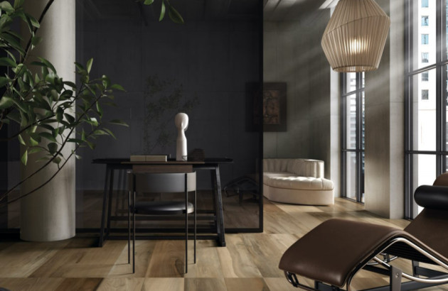 Carrelage Cerdisa motifs bois Wood design blonde walnut