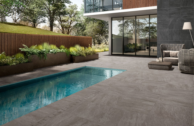 carrelage de piscine modèle stonecreek de chez Novabell