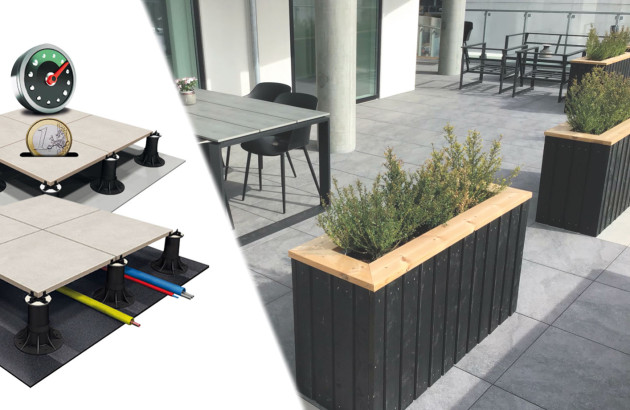 Schémas techniques et réalisation d'une terrasse