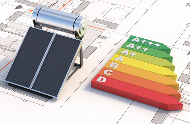 Illustration avantages et économies d'un chauffe-eau solaire