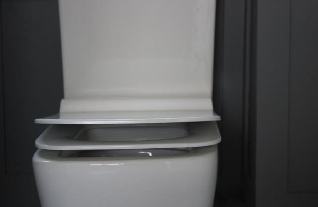 Toilettes avec abattant en plastique