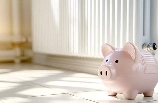 pièce avec une tirelire en cochon dans le salon