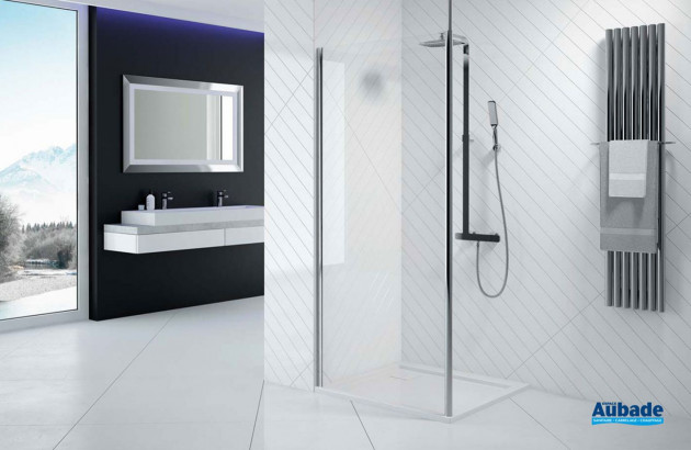 Douche italienne parfaitement carrelée