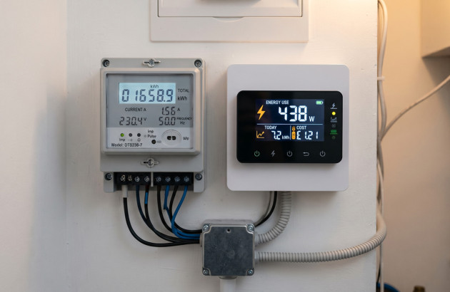 Compteur de suivi de consommation électrique d'un chauffage