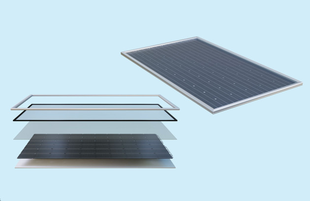 Éléments composants des panneaux solaires