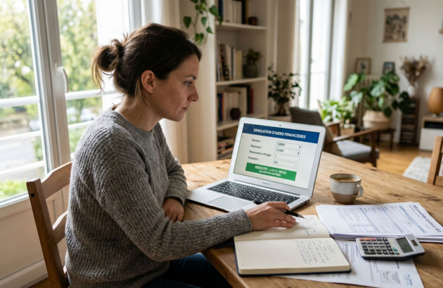 Simulation en ligne des aides financières disponibles pour financer des travaux de chauffage.