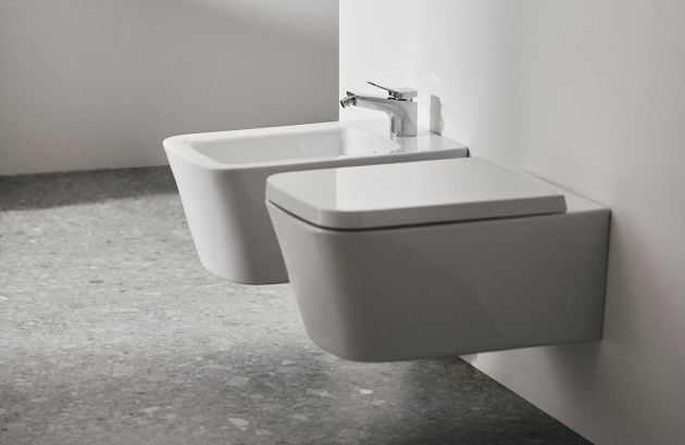 Espace WC suspendu et bidet suspendu