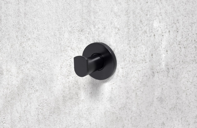 Crochet PLAN Black Selection keuco sur un mur