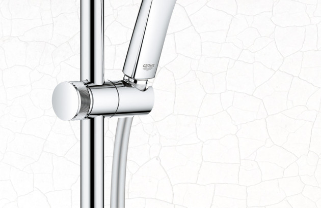 Curseur à molette de colonne de douche Grohe Rainshower Smartactive