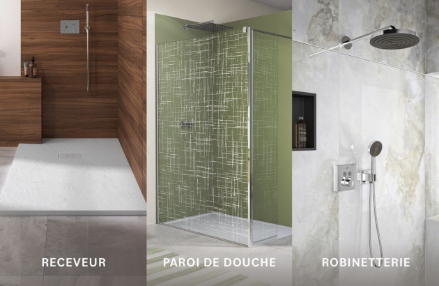 Les différents types de douches