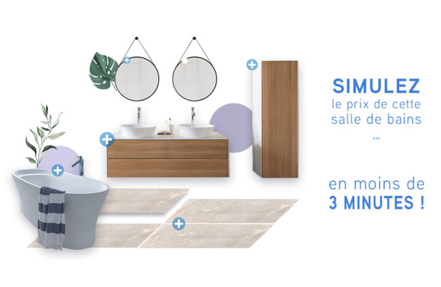 3 étapes simples pour configurer une salle de bains en 3d