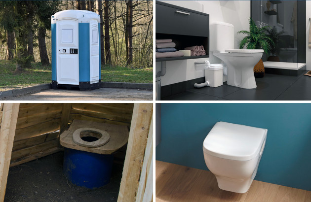  WC chimique, WC broyeur, toilettes sèches et toilettes conventionnelles