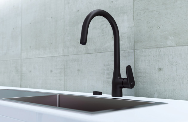 Exemple d'installation d'un mitigeur évier bec haut Derby Style Black Line de Vigour