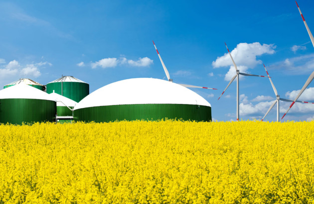 Fermes de biométhanes et éoliennes
