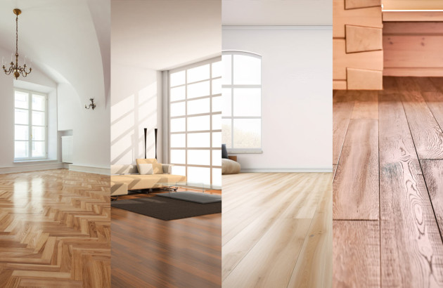 4 parquets de finitions différentes