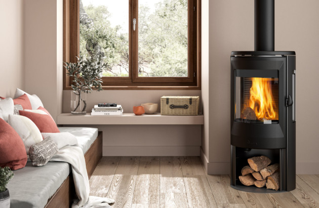 Fonctionnement d'un chauffage avec un poêle à bois
