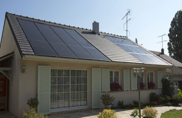 Maison équipée du kit photovoltaique GSE IN ROOF