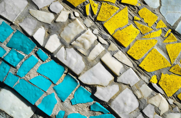 Carreaux mosaïque colorés