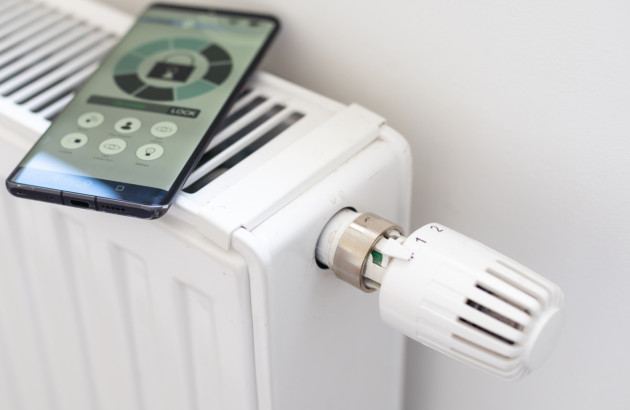 Chauffage avec thermostat intelligent