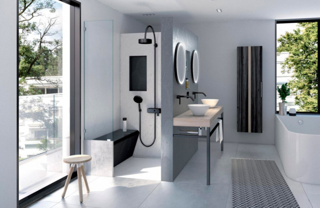 Douche à l'italienne collection wedi