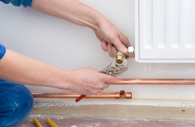 Installation de radiateur par un professionnel